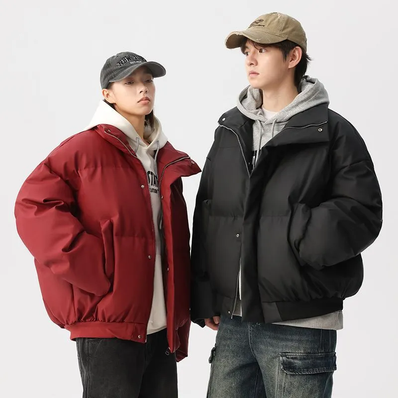 Thickened Quilted Puffer Jacket Stain-Resistant and Windproof