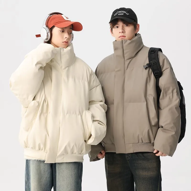 Thickened Quilted Puffer Jacket Stain-Resistant and Windproof