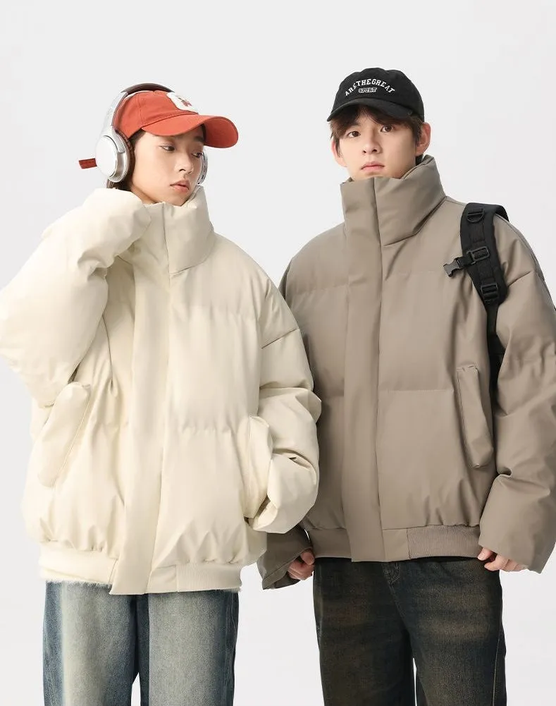 Thickened Quilted Puffer Jacket Stain-Resistant and Windproof
