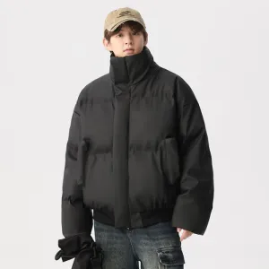 Thickened Quilted Puffer Jacket Stain-Resistant and Windproof