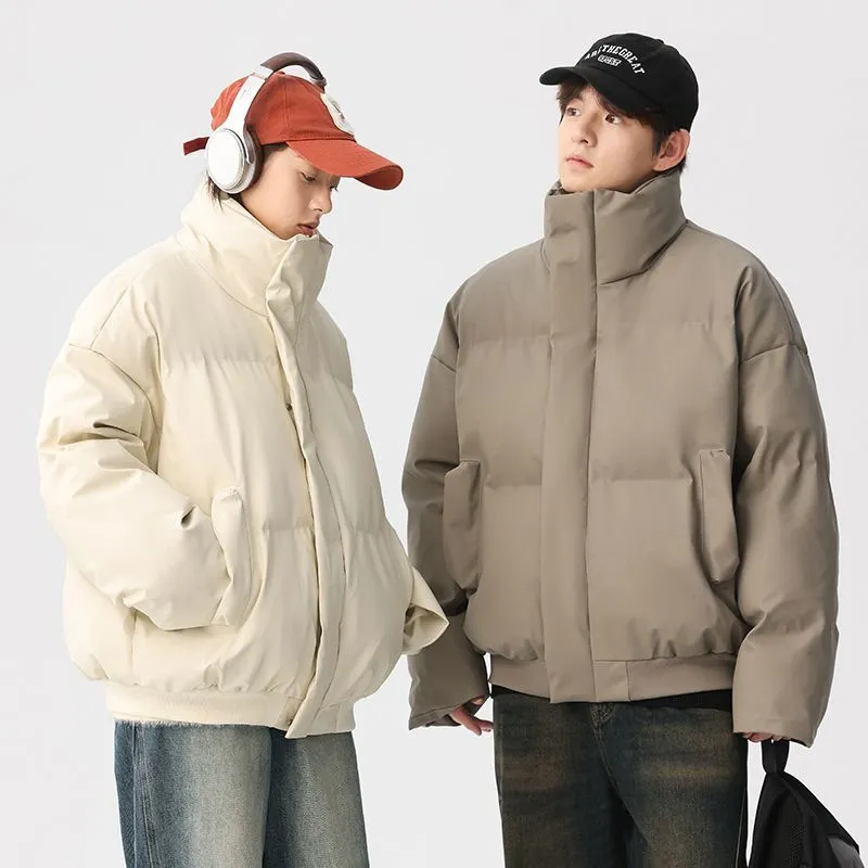 Thickened Quilted Puffer Jacket Stain-Resistant and Windproof