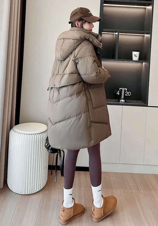 Thickened Quilted Relaxed-Fit Women's Puffer Jacket for Winter