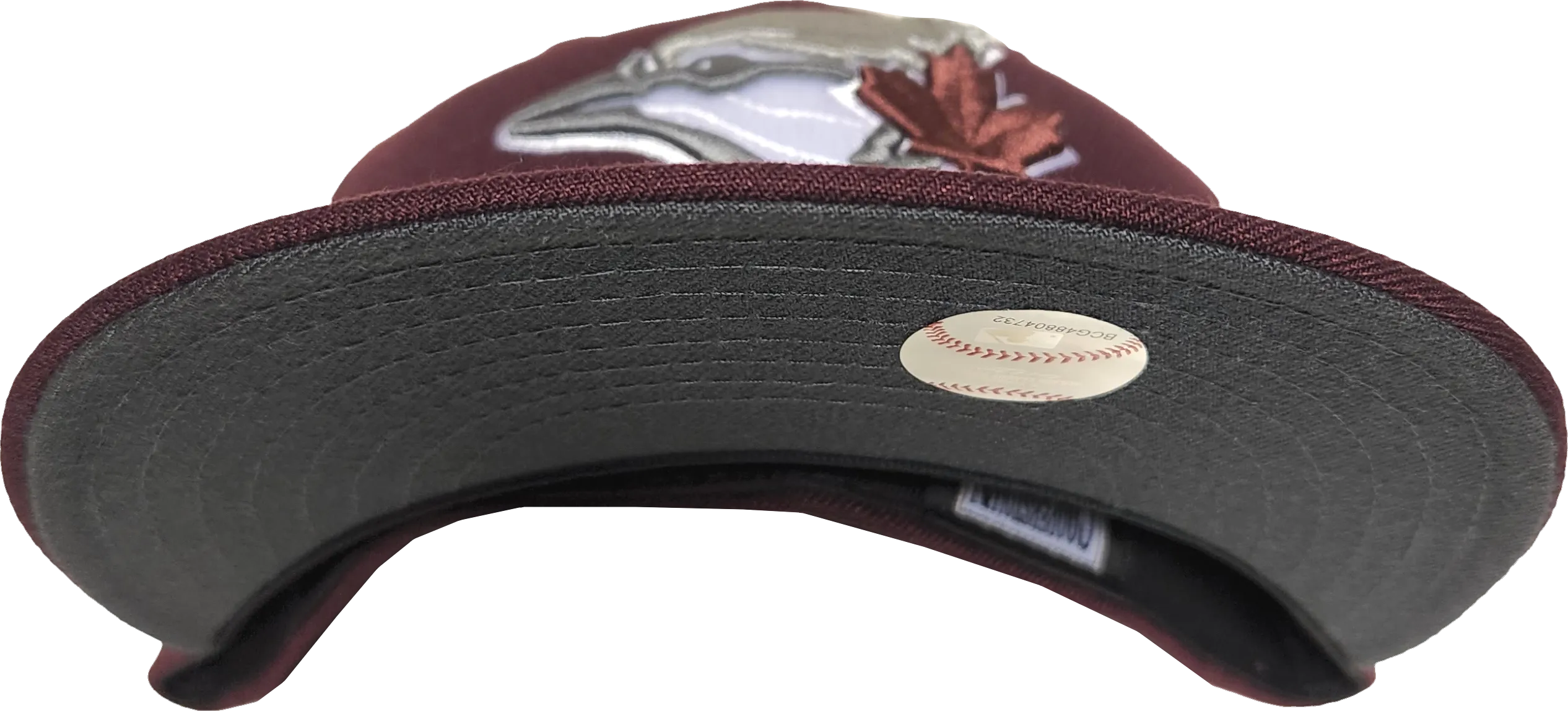 Toronto Blue Jays New Era 59Fifty Fitted Maroon 40th Season Side Patch
