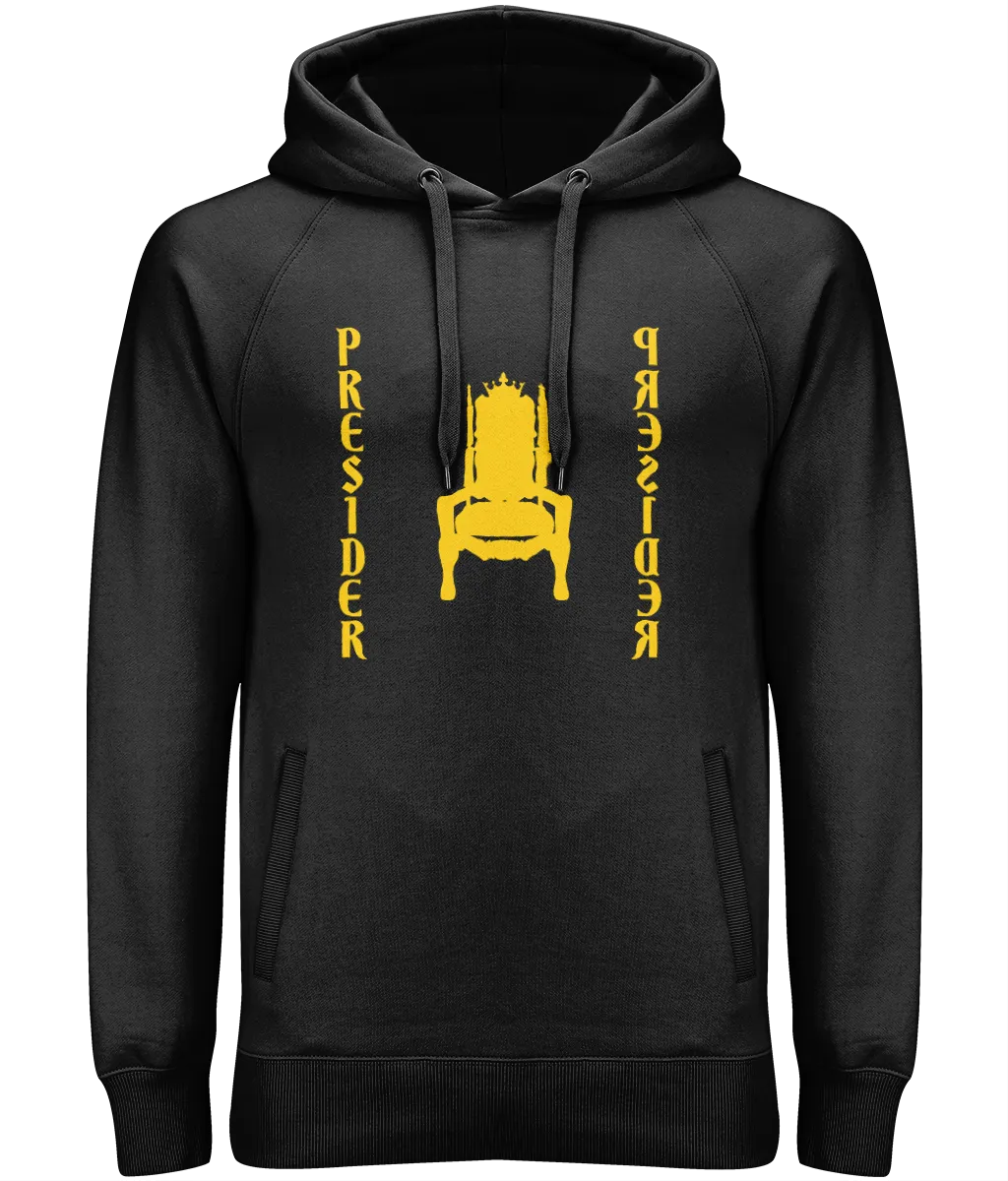'Towers Of Authority' Men's Pullover Hoodie With Side Pockets (Black)