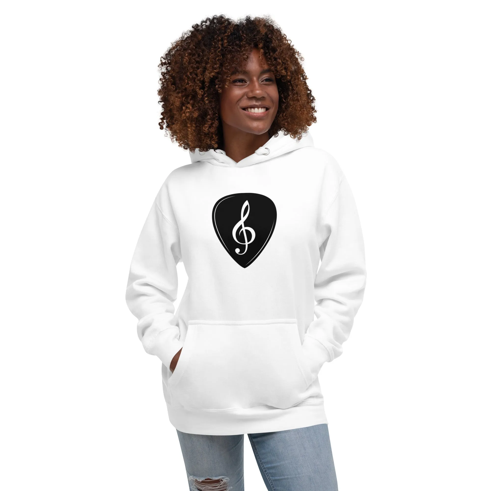 Treble Clef Pick Hoodie