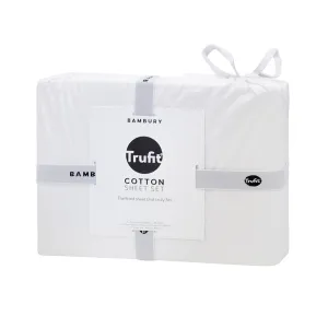 Tru Fit Sheet Set - White