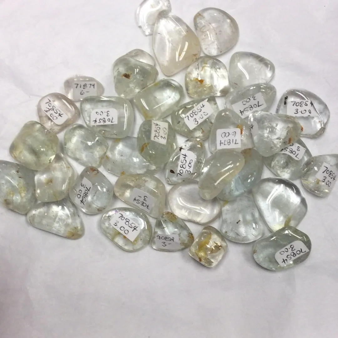 Tumbled Silver Topaz