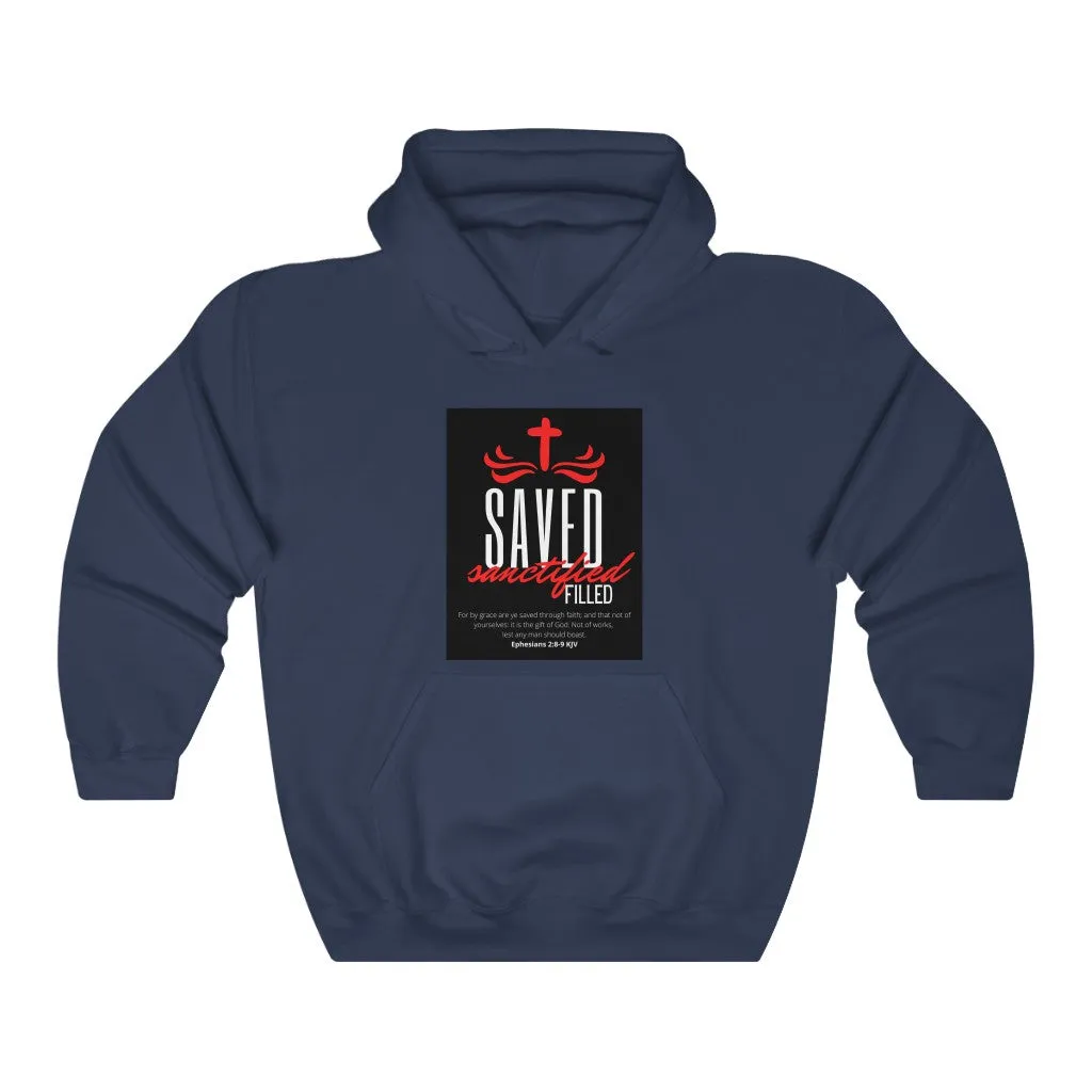 Unisex Heavy Blend™ Hooded Sweatshirt (Black Love Rocks Original - SAVED)