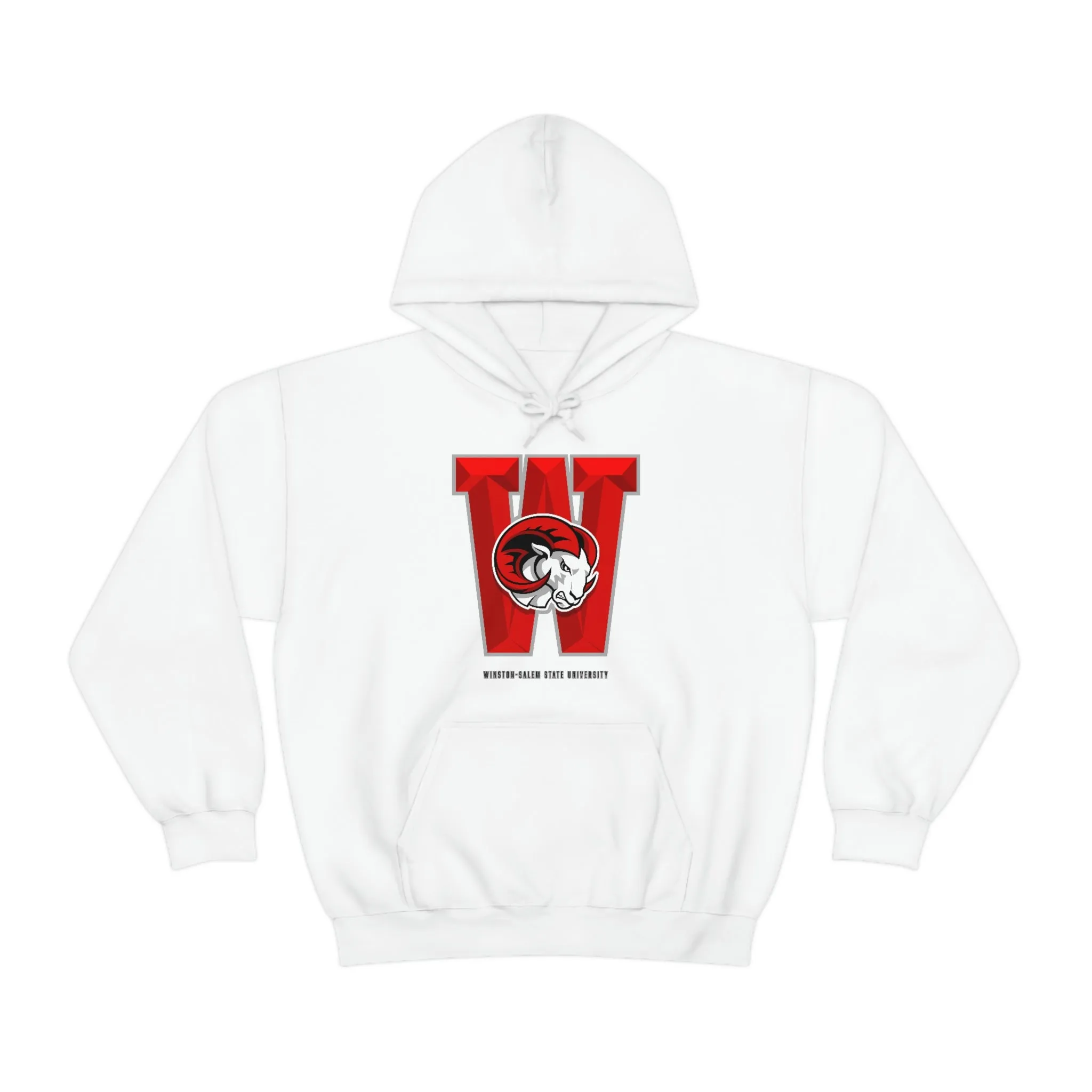 UNISEX HEAVY BLEND WSSU BIG W HOODIE