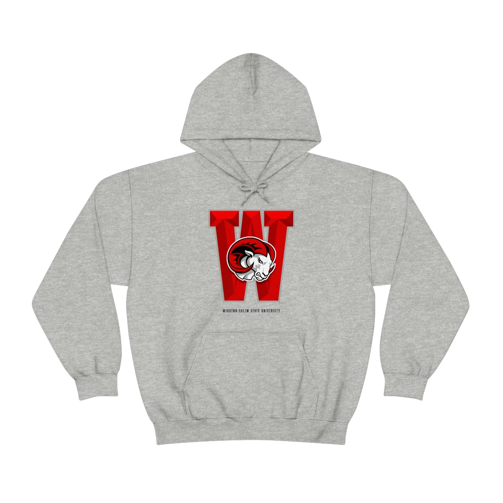 UNISEX HEAVY BLEND WSSU BIG W HOODIE