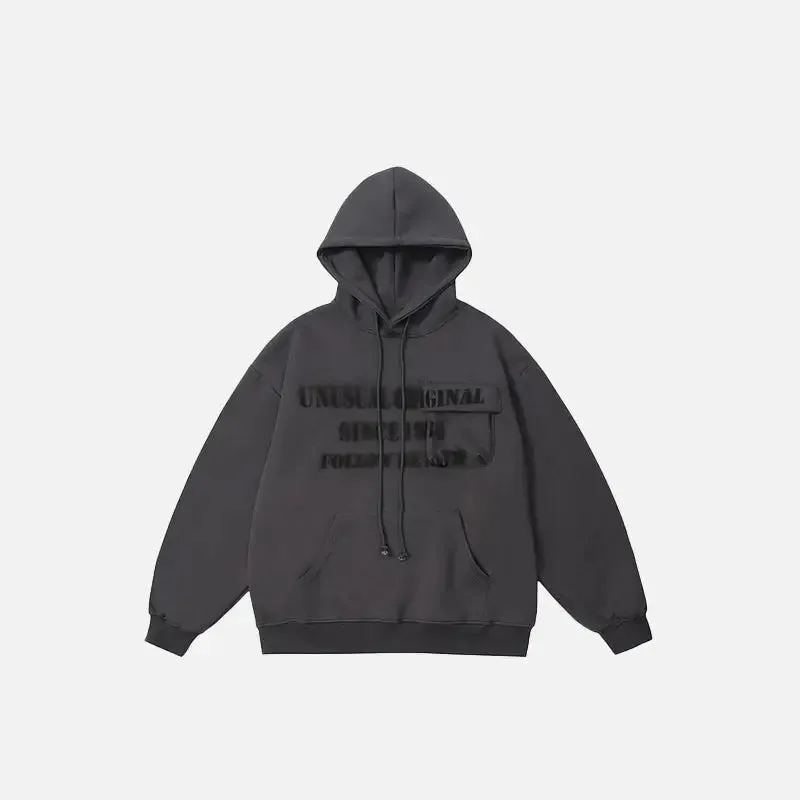 Unusual Y2K Pocket Hoodie for Comfort and Style