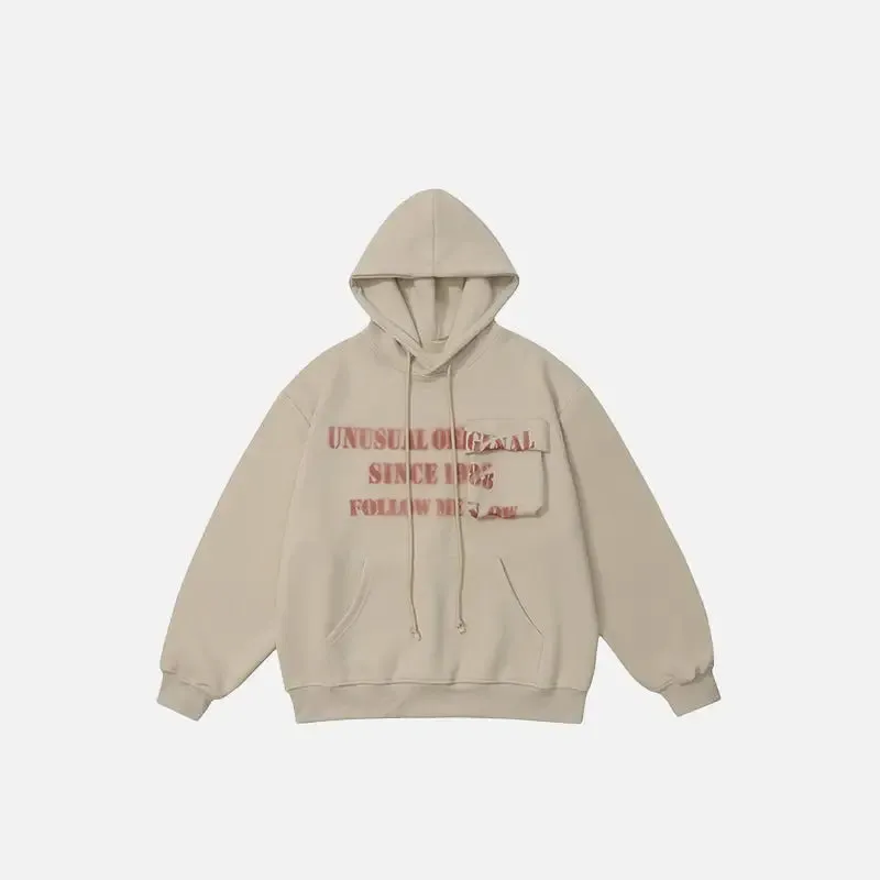 Unusual Y2K Pocket Hoodie for Comfort and Style