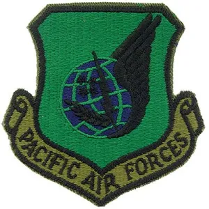 US Military USAF Pacific Air Forces Subdued Patch