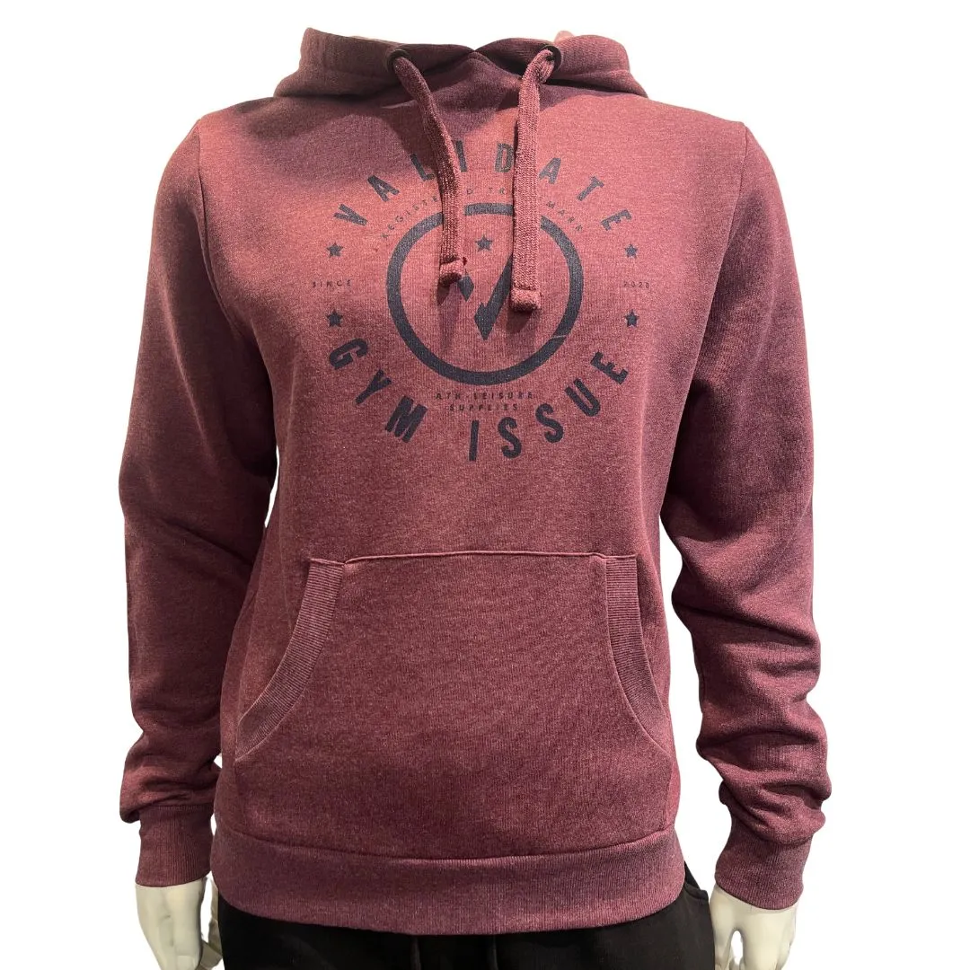 Validate Gym Issue Plum Marl Hoody