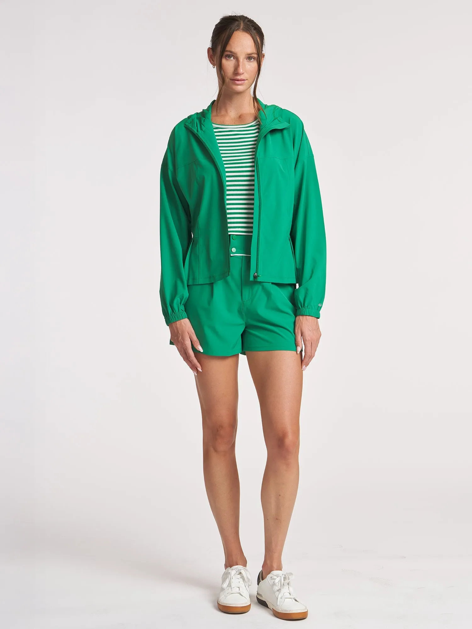 Varsity Piped Court Short
