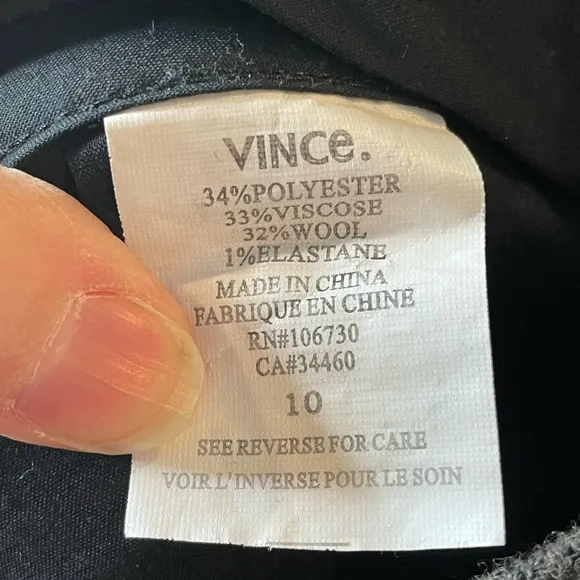 VINCE tailored Shorts. Size 10