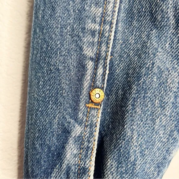 Vintage Guess 90s Denim Cropped Jacket Jean Large