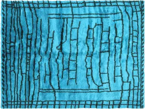 Vintage Turkish Shag Rug - 6'1" x 8'