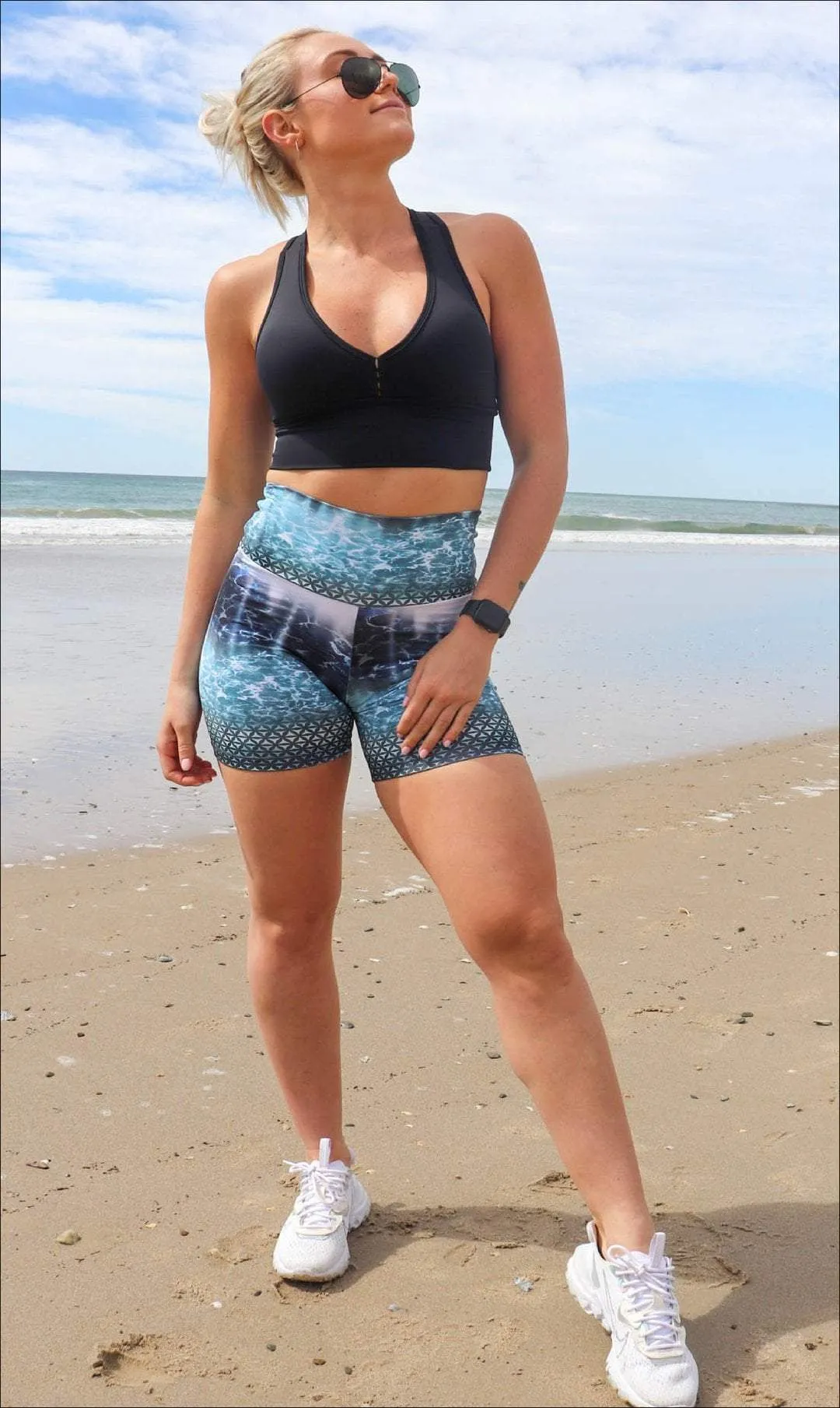 Waterfall Eco Scrunch Bum Midi Shorts