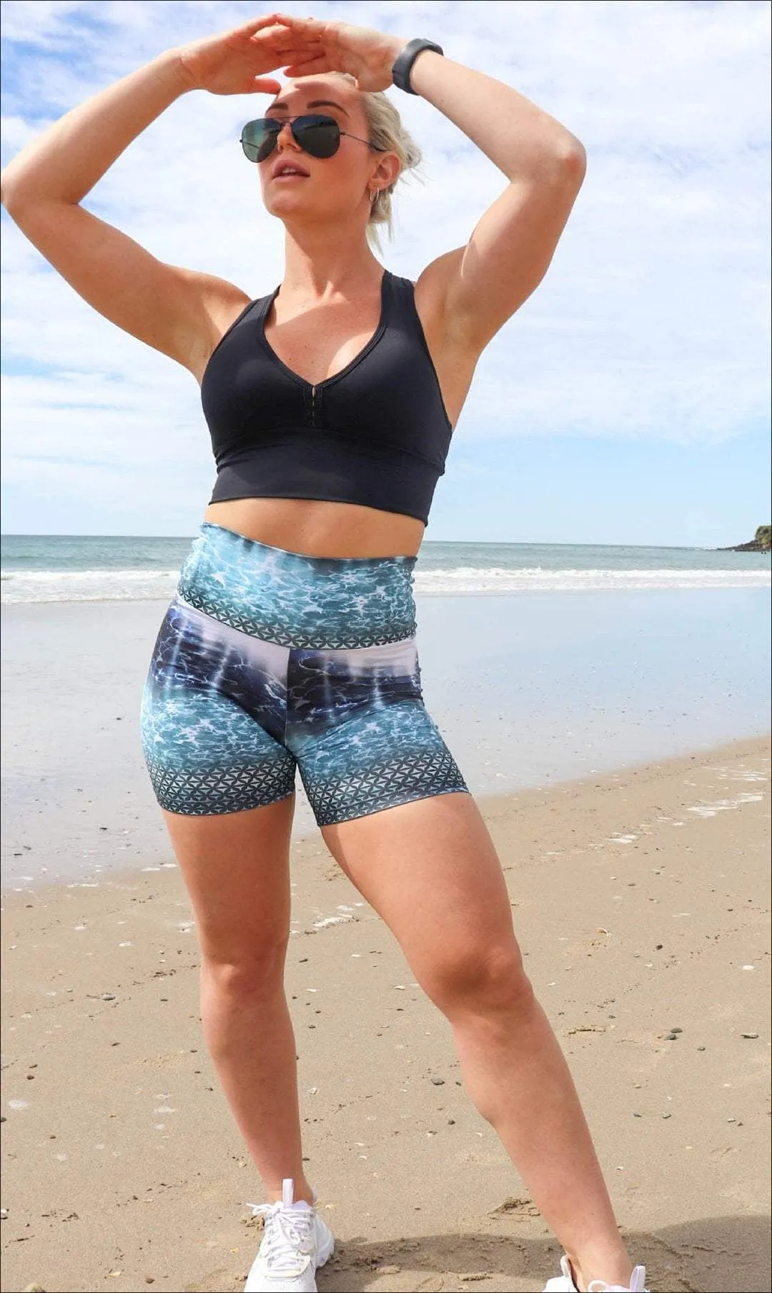Waterfall Eco Scrunch Bum Midi Shorts