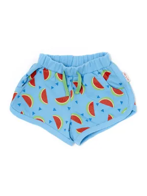 Watermelon Print 80's Shorts