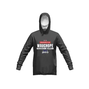 Wauchope Soccer Club Stock Cotton Fleece Hoodie Dark Grey Marle