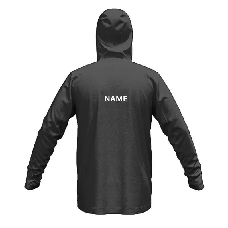 Wauchope Soccer Club Stock Cotton Fleece Hoodie Dark Grey Marle