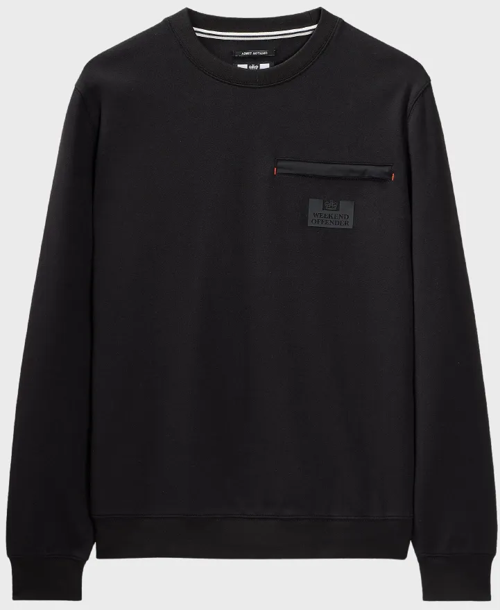 Weekend Offender Paraiso Crewneck Black