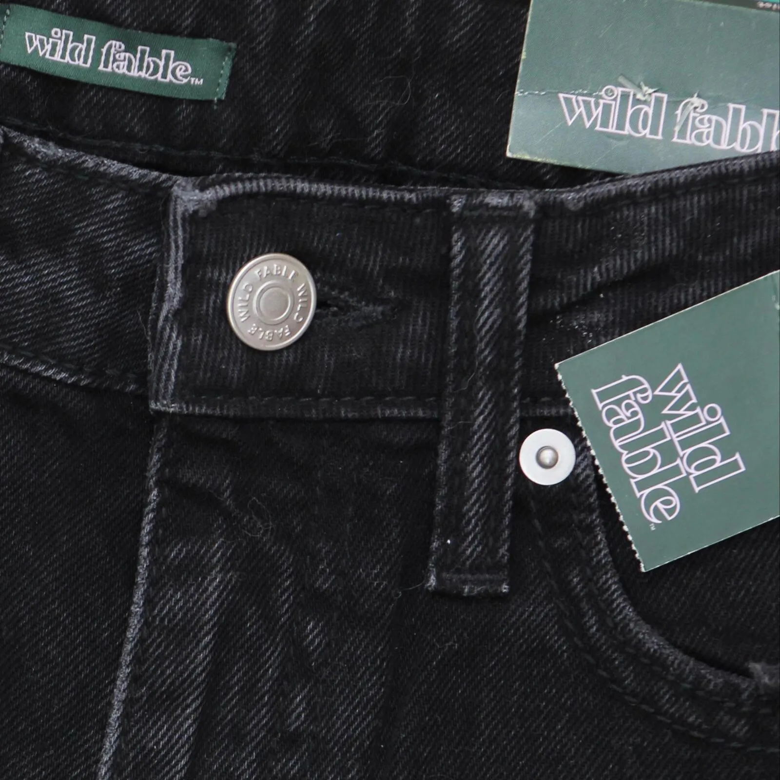 Wild Fable Women's Super-High Rise Rolled Cuff Mom Jean Shorts 83913245