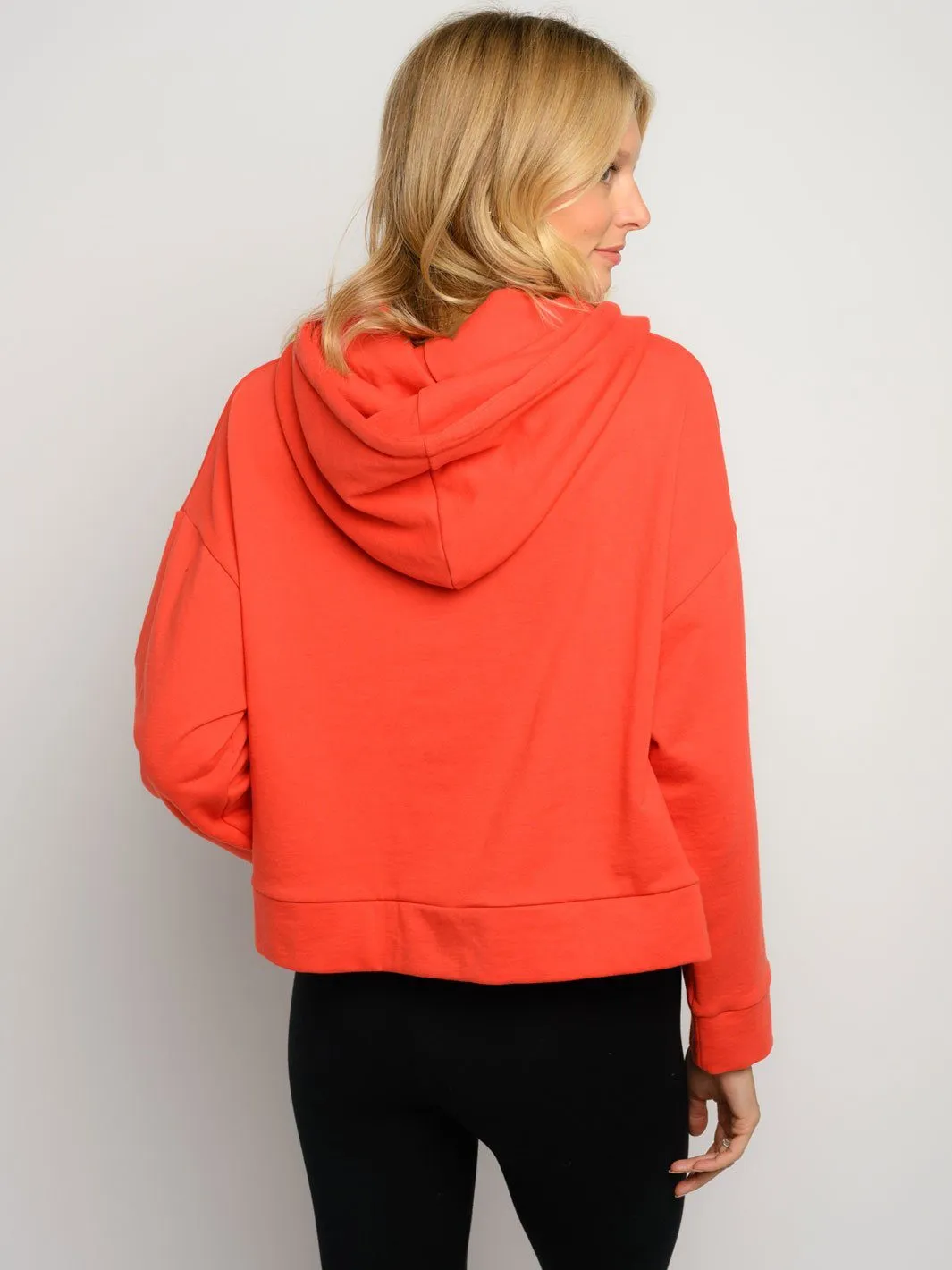 WOMEN'S LONG SLEEVE HOODIE SWEATER
