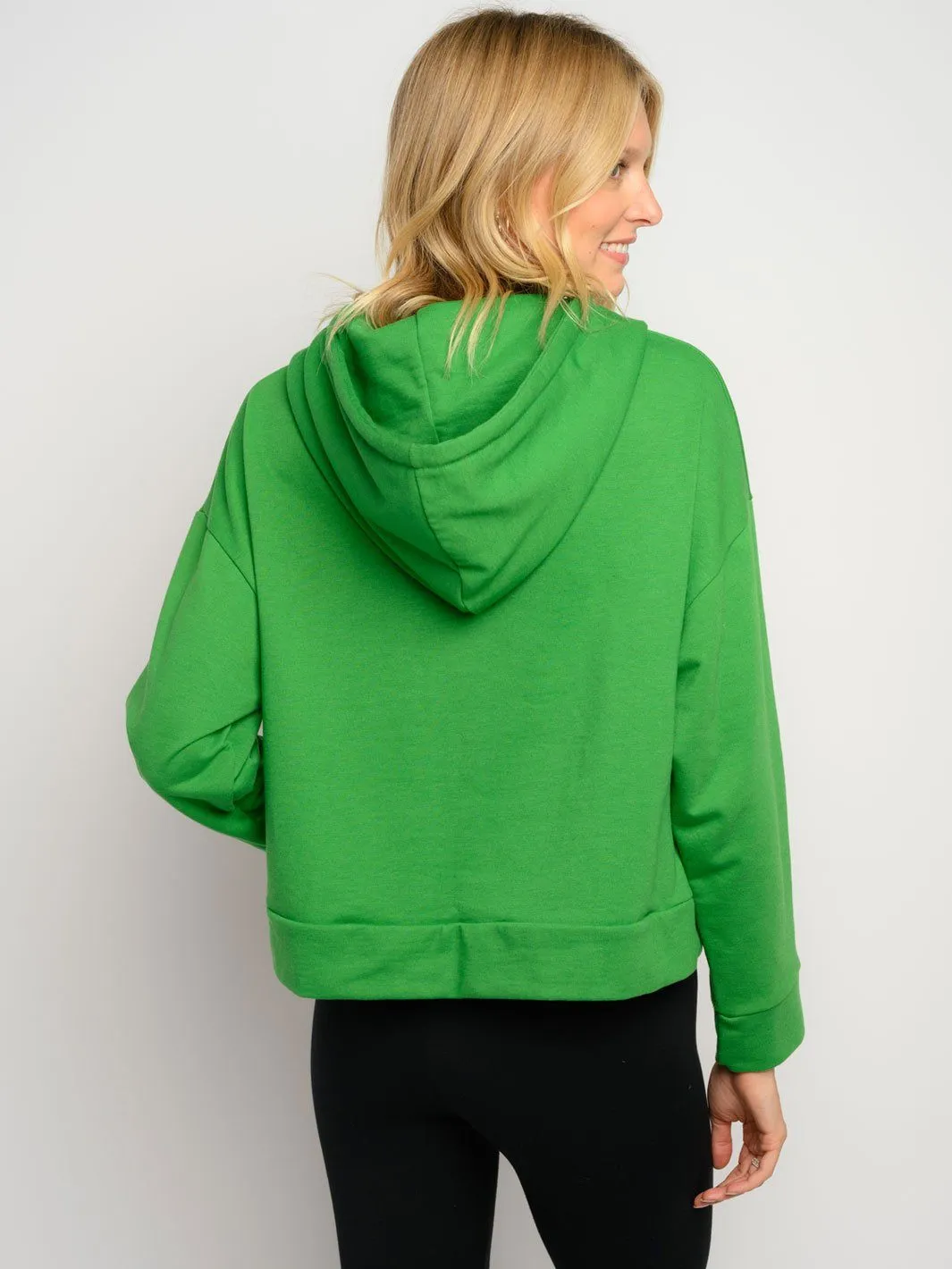 WOMEN'S LONG SLEEVE HOODIE SWEATER