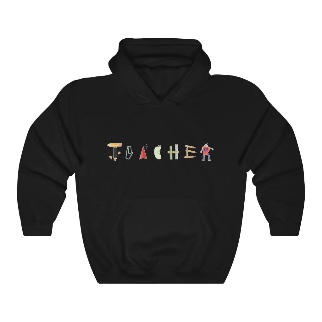 Women's Teacher Objects Pullover Hoodie