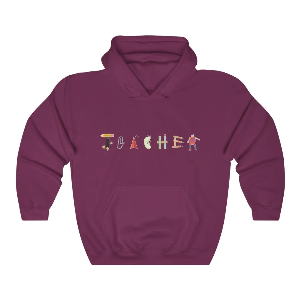 Women's Teacher Objects Pullover Hoodie
