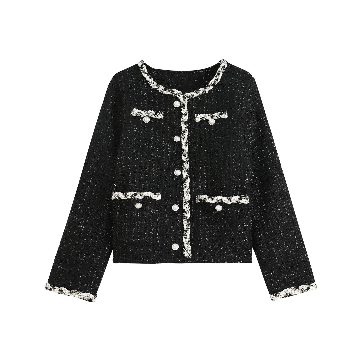 Women's Thickened Anorak Style Blazer with Unique Toggle Button