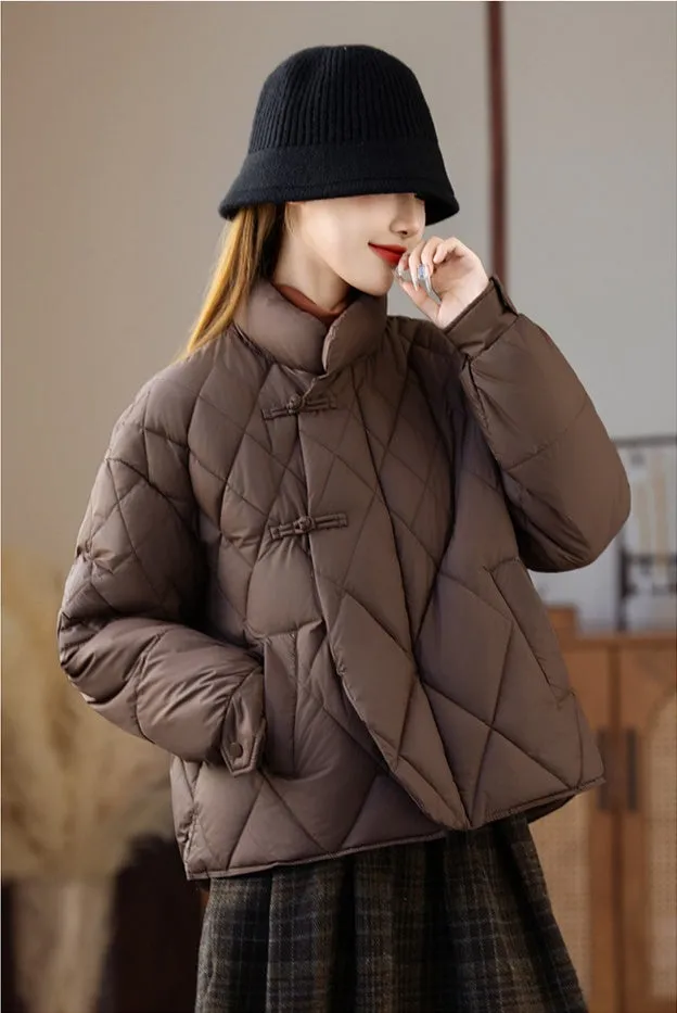 Women's Water-resistant and Windproof Hooded Puffer Jacket