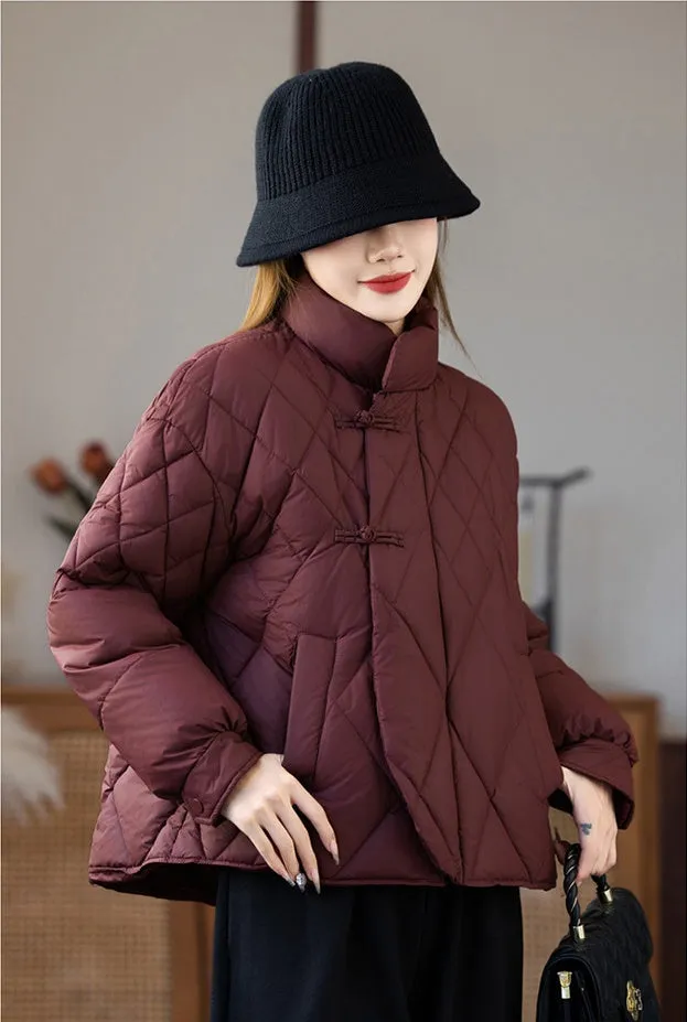 Women's Water-resistant and Windproof Hooded Puffer Jacket