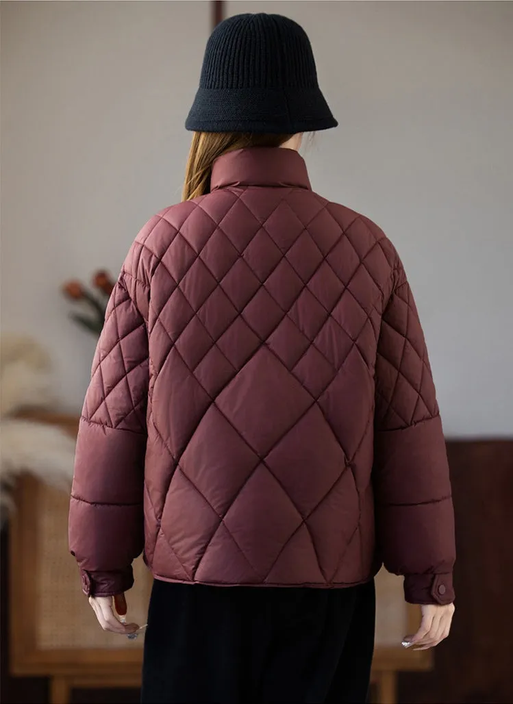Women's Water-resistant and Windproof Hooded Puffer Jacket