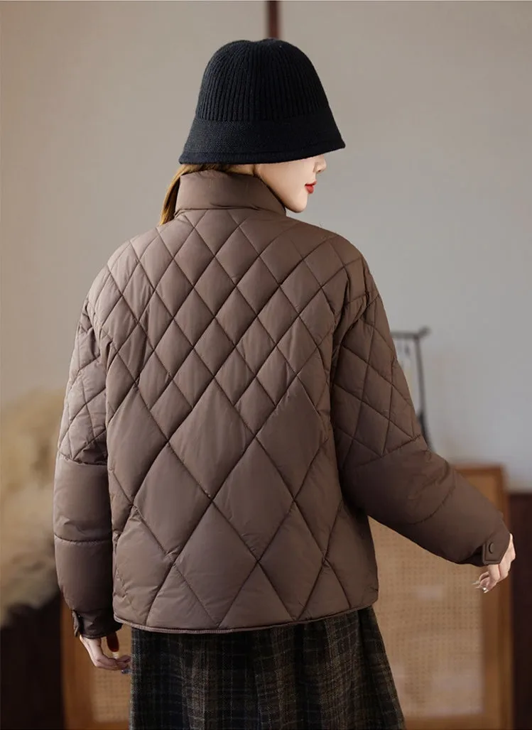 Women's Water-resistant and Windproof Hooded Puffer Jacket
