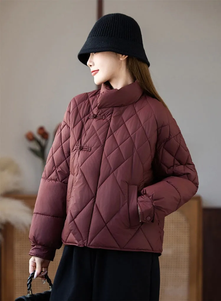 Women's Water-resistant and Windproof Hooded Puffer Jacket