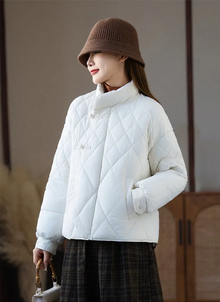 Women's Water-resistant and Windproof Hooded Puffer Jacket