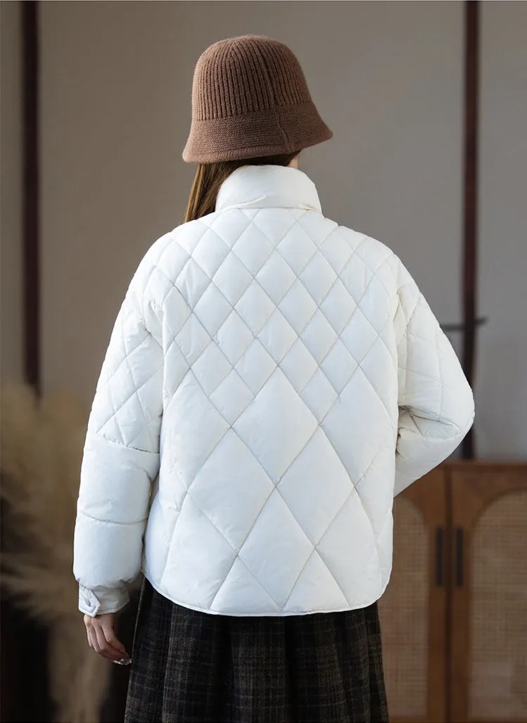 Women's Water-resistant and Windproof Hooded Puffer Jacket