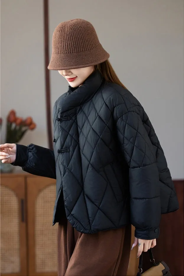 Women's Water-resistant and Windproof Hooded Puffer Jacket