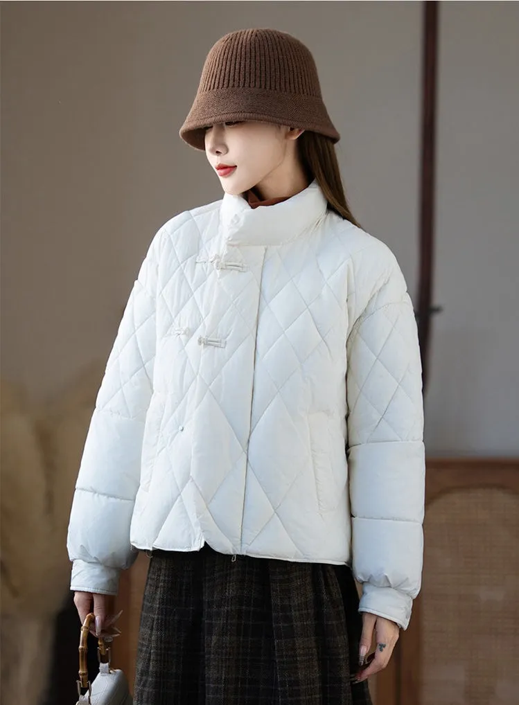Women's Water-resistant and Windproof Hooded Puffer Jacket