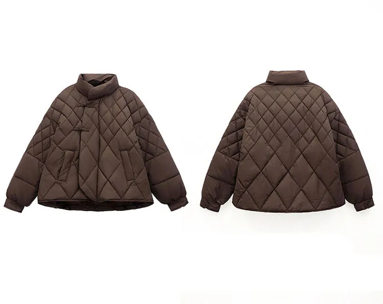 Women's Water-resistant and Windproof Hooded Puffer Jacket