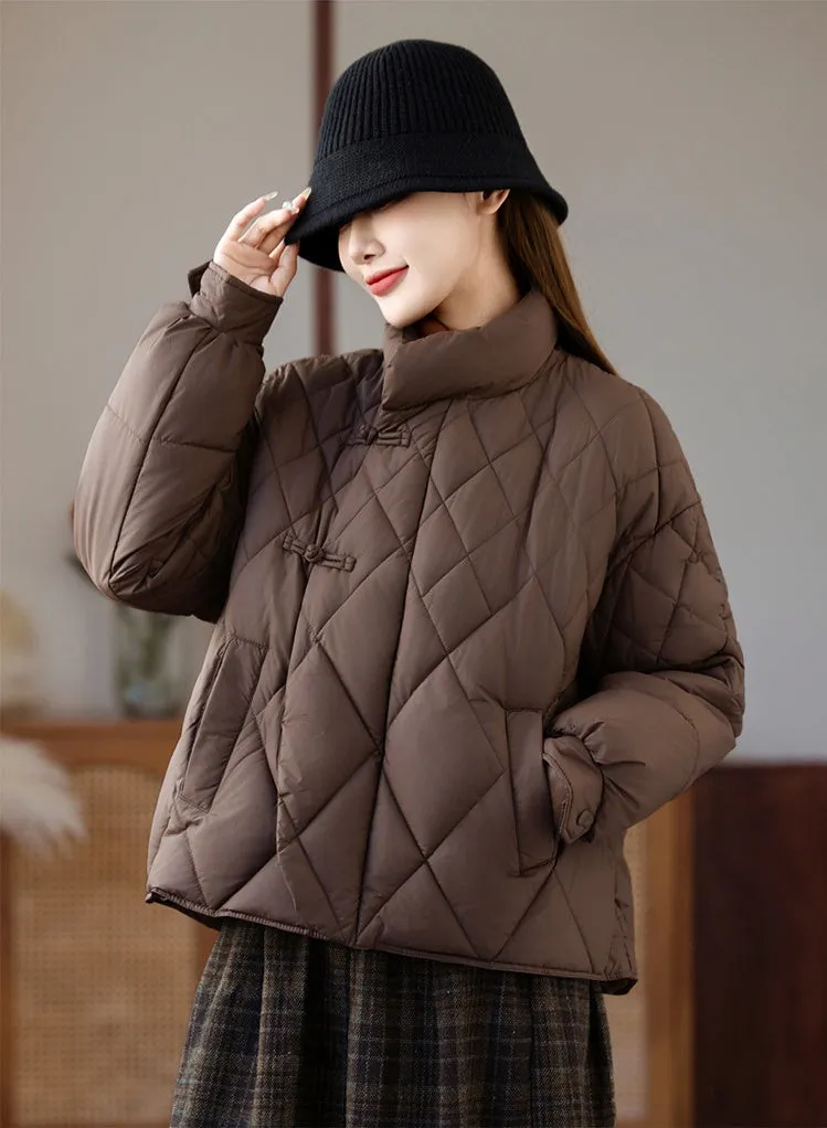 Women's Water-resistant and Windproof Hooded Puffer Jacket