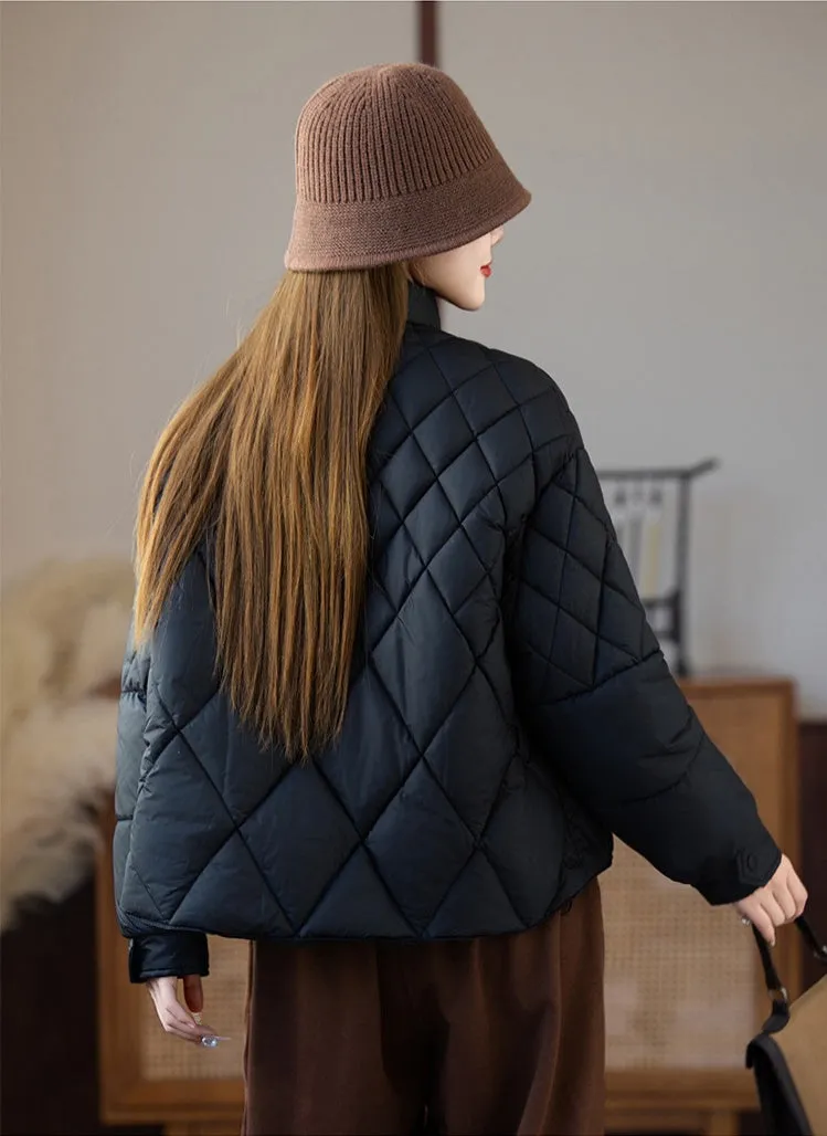 Women's Water-resistant and Windproof Hooded Puffer Jacket