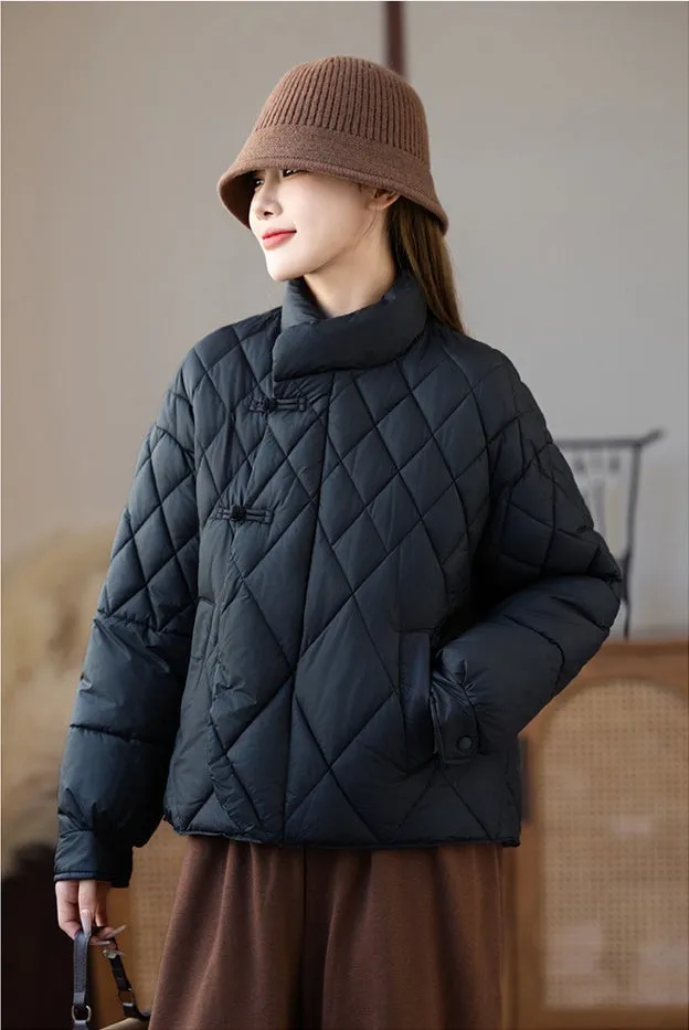 Women's Water-resistant and Windproof Hooded Puffer Jacket