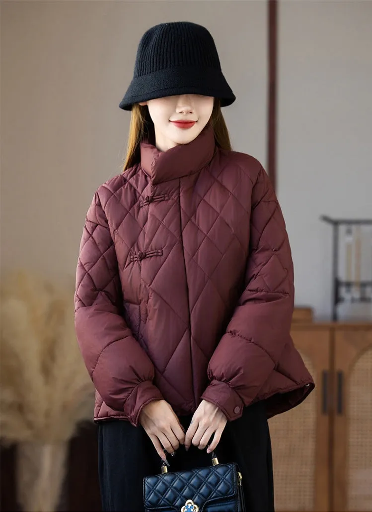 Women's Water-resistant and Windproof Hooded Puffer Jacket