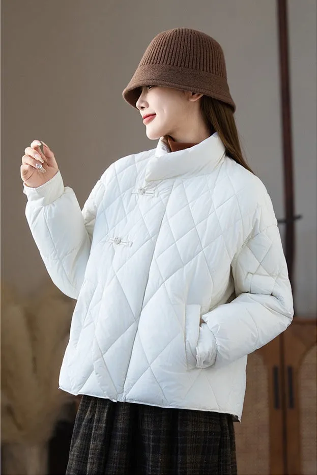 Women's Water-resistant and Windproof Hooded Puffer Jacket