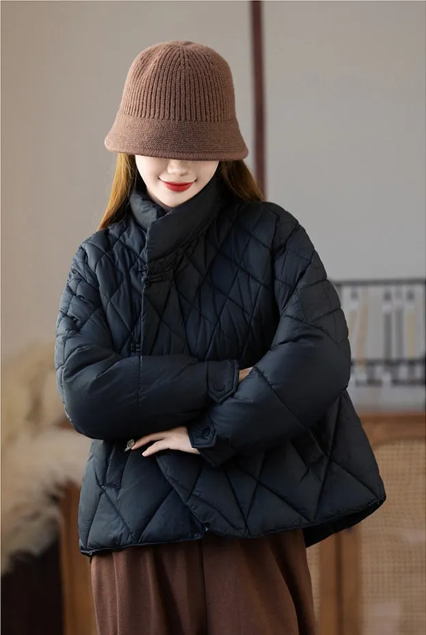 Women's Water-resistant and Windproof Hooded Puffer Jacket